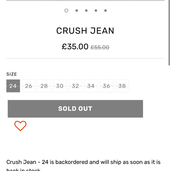 Ragged Priest Crush Jeans with Hearts (Straight Leg) - Picture 8 of 8